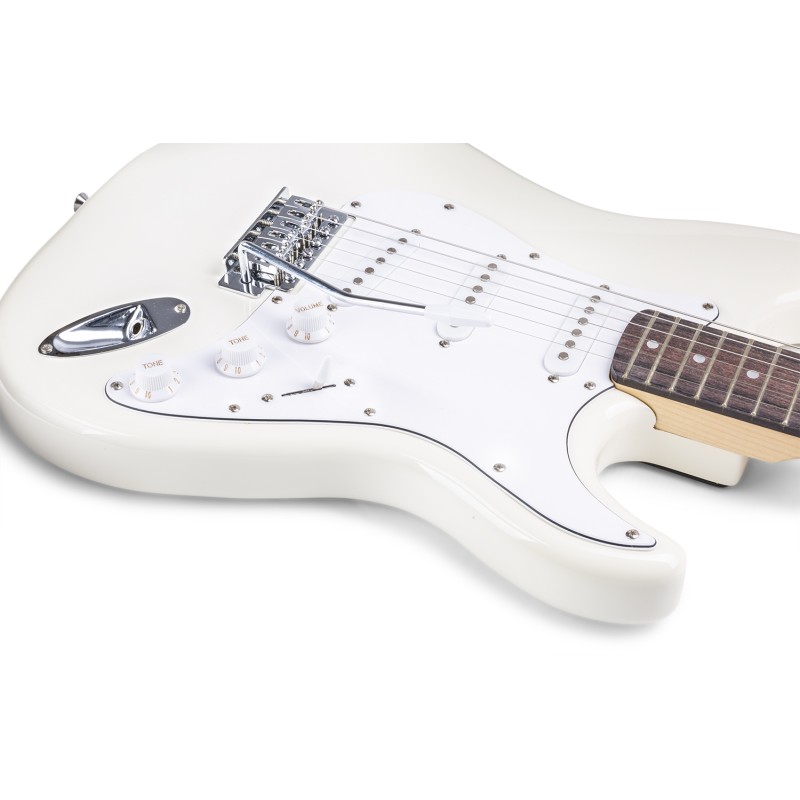 GIGKIT CONJUNTO GUITARRA ELÉCTRICA BLANCO
