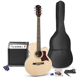 SHOWKIT CONJUNTO GUITARRA ACÚSTICA ELECTRIFICADA NATURAL