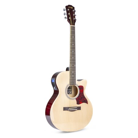 SHOWKIT CONJUNTO GUITARRA ACÚSTICA ELECTRIFICADA NATURAL