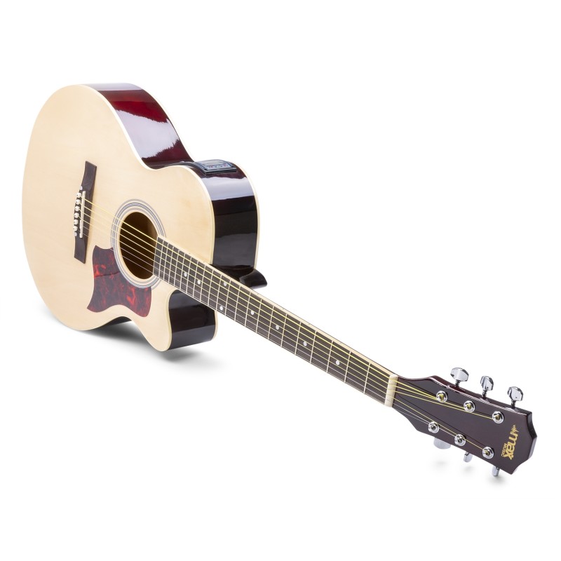 SHOWKIT CONJUNTO GUITARRA ACÚSTICA ELECTRIFICADA NATURAL