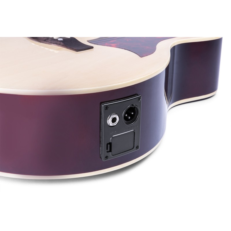 SHOWKIT CONJUNTO GUITARRA ACÚSTICA ELECTRIFICADA NATURAL