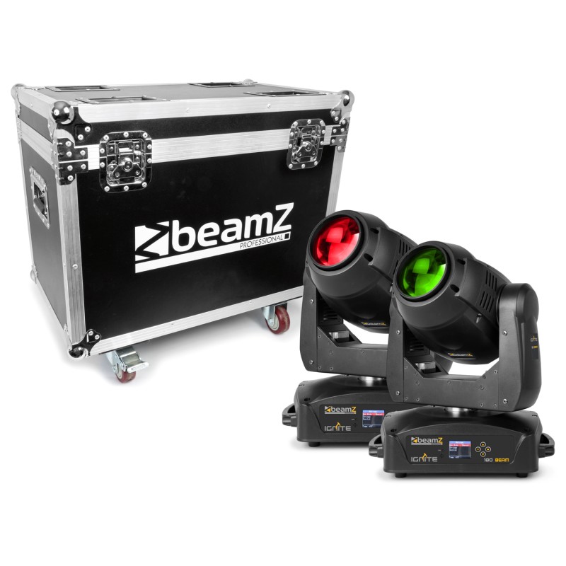 IGNITE180B CABEZA MOVIL LED BEAM 2PCS EN FLIGHTCASE