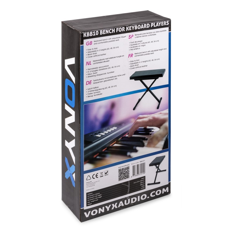 KBB10 BANQUETA PARA TECLADO