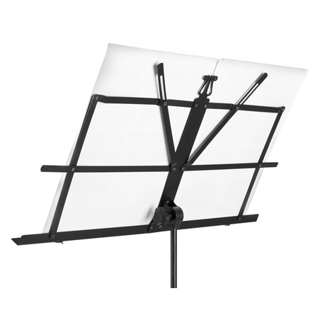 MSS02 SOPORTE DE PARTITURAS PLEGABLE NEGRO