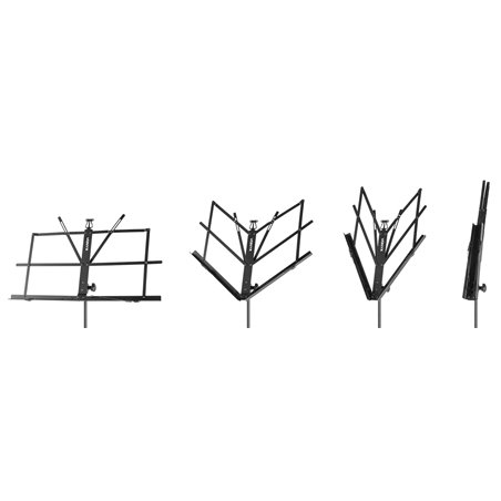 MSS02 SOPORTE DE PARTITURAS PLEGABLE NEGRO