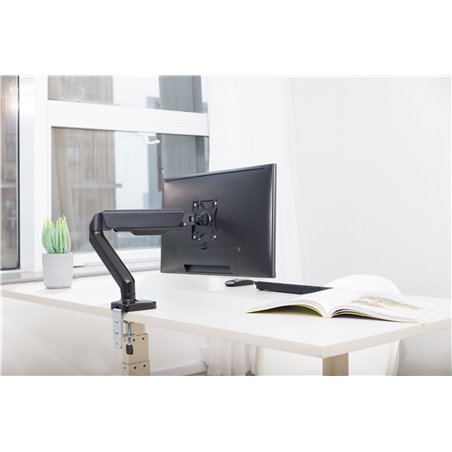 MAD10G BRAZO SINGLE PARA MONITOR CON AMORTIGUADOR DE GAS 17”- 32”