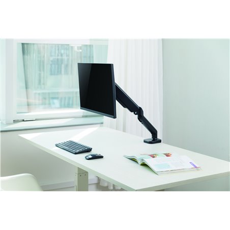 MAD10G BRAZO SINGLE PARA MONITOR CON AMORTIGUADOR DE GAS 17”- 32”