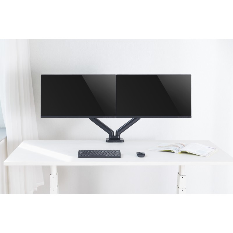 CMA20G BRAZO DOBLE PARA MONITOR CON AMORTIGUADOR DE GAS 17”- 32”