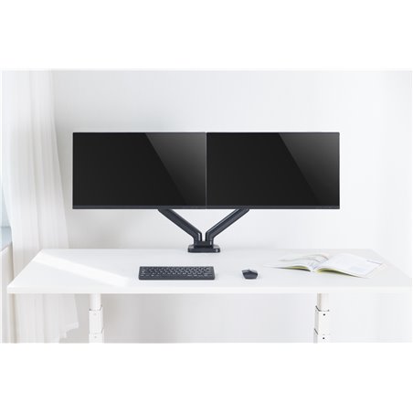 CMA20G BRAZO DOBLE PARA MONITOR CON AMORTIGUADOR DE GAS 17”- 32”