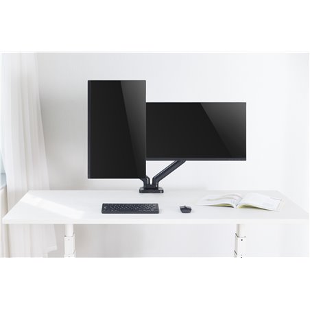CMA20G BRAZO DOBLE PARA MONITOR CON AMORTIGUADOR DE GAS 17”- 32”