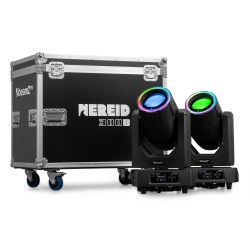 NEREID380B HAZ DE FOCO MÓVIL PARA EXTERIORES 2 PIEZAS EN FLIGHTCASE