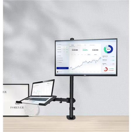 CMA10L BRAZO PARA UN MONITOR DE 13"- 32" CON SOPORTE PARA PORTÁTIL