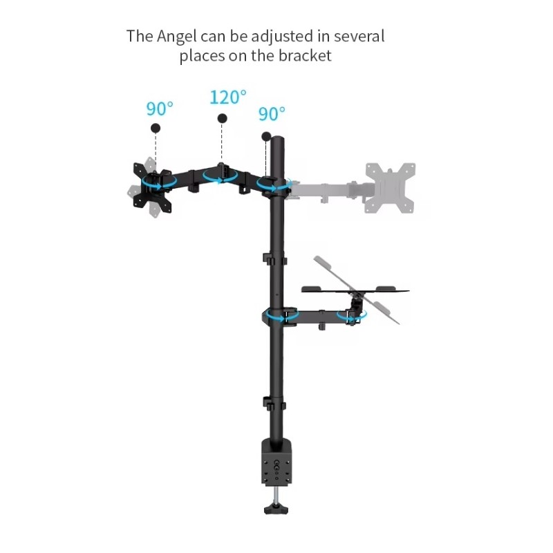 CMA10L BRAZO PARA UN MONITOR DE 13"- 32" CON SOPORTE PARA PORTÁTIL