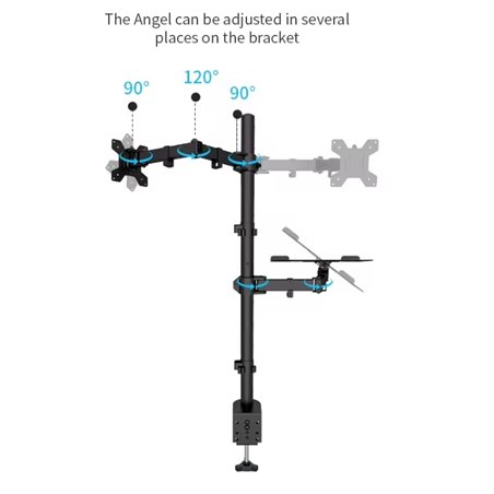 CMA10L BRAZO PARA UN MONITOR DE 13"- 32" CON SOPORTE PARA PORTÁTIL