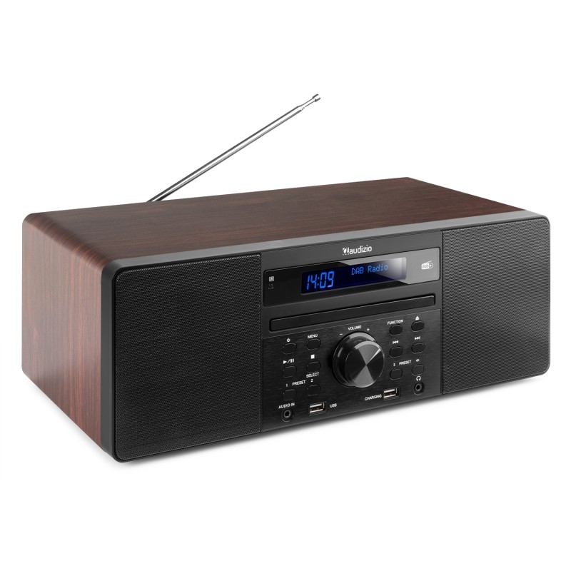 PRATO SISTEMA MUSICAL TODO-EN-UNO CD/DAB+ MADERA