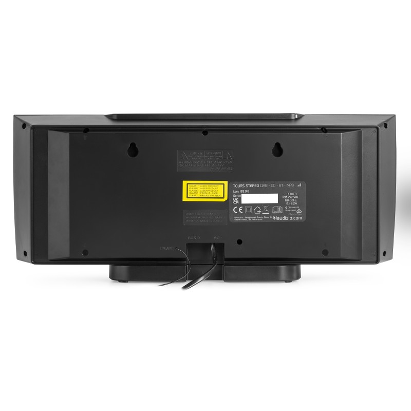 TOURS SISTEMA ESTÉREO HIFI DAB+ NEGRO