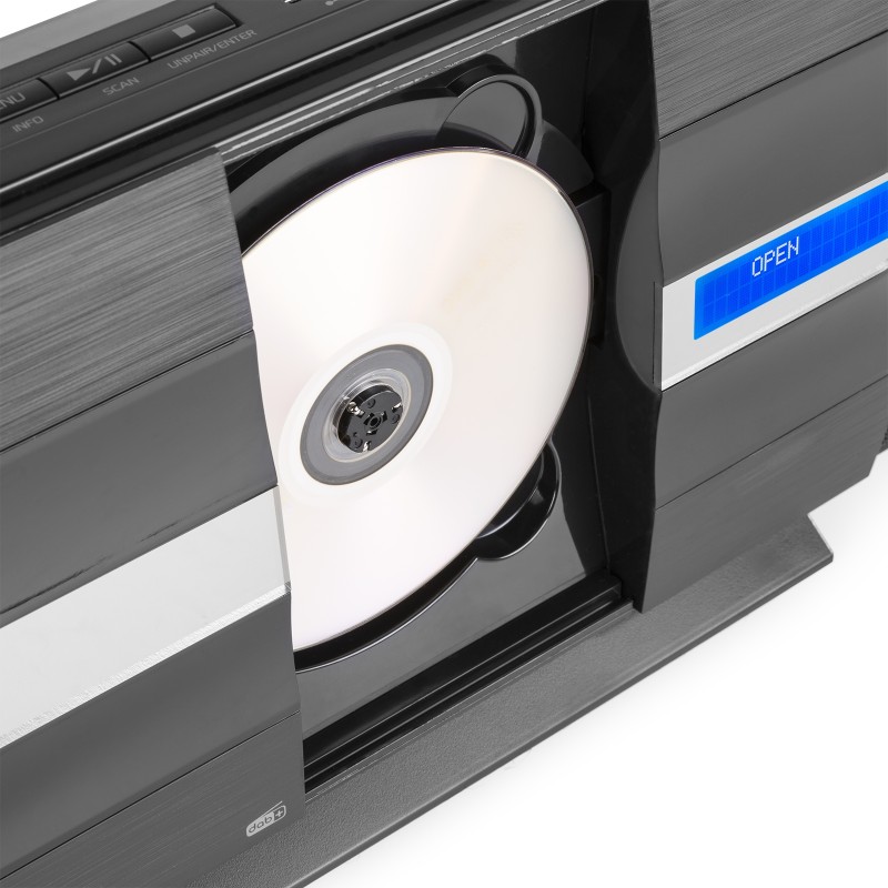 TOURS SISTEMA ESTÉREO HIFI DAB+ NEGRO