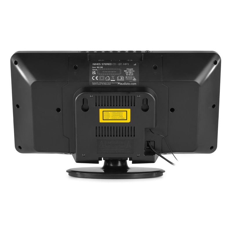 NIMES SISTEMA ESTÉREO HIFI NEGRO