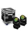 NEREID760 LED BEE EYE CABEZA MÓVIL CON ZOOM PARA EXTERIOR 2 PIEZAS EN FLIGHTCASE