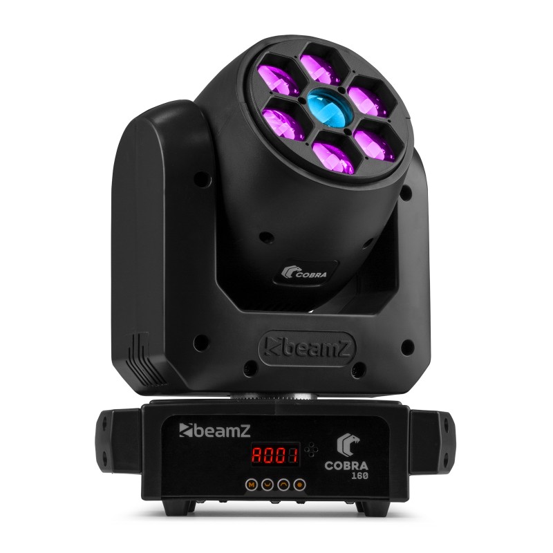 COBRA 160 LED SPOT CABEZA MÓVIL CON BEE EYE