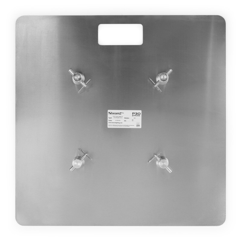 CONJUNTO BASE & PLATO P30 ALUMINIO