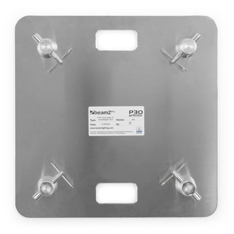 CONJUNTO BASE & PLATO P30 ALUMINIO