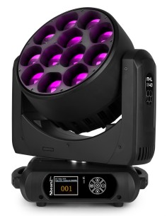 MHL1240 LED WASH CABEZA MOVIL CON ZOOM 2 PIEZAS EN FLIGHTCASE