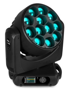 MHL1240 LED WASH CABEZA MOVIL CON ZOOM 2 PIEZAS EN FLIGHTCASE