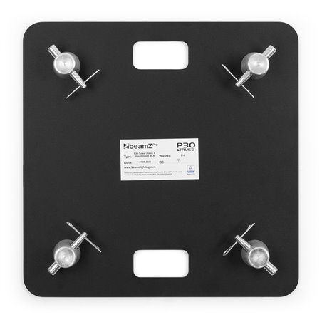 CONJUNTO BASE & PLATO P30 NEGRO