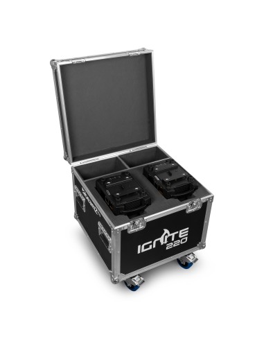 IGNITE220 CABEZA MÓVIL 220W 2PCS EN FLIGHTCASE