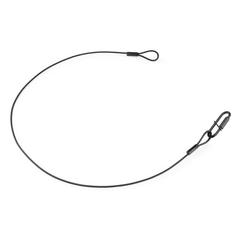 SAF75 CABLE DE SEGURIDAD 75CM X 3MM 30KG NEGRA