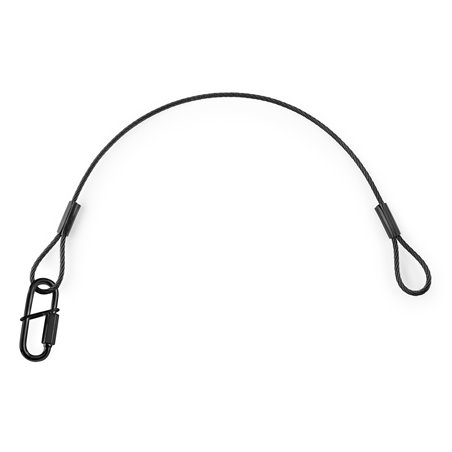 SAF75 CABLE DE SEGURIDAD 75CM X 3MM 30KG NEGRA