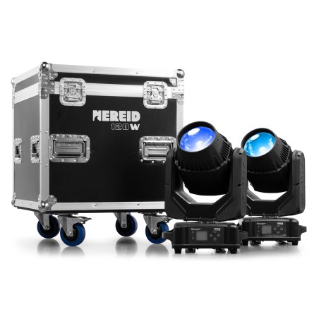 NEREID120 LED BEAM CABEZA MÓVIL EXTERIOR 2PCS EN FLIGHTCASE