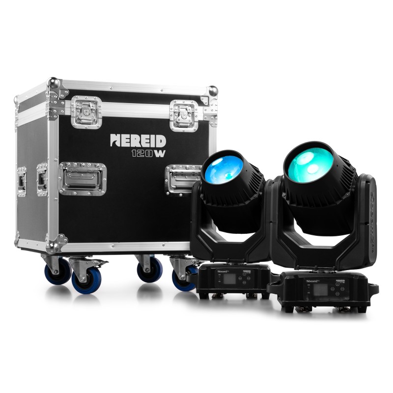 NEREID120 LED BEAM CABEZA MÓVIL EXTERIOR 2PCS EN FLIGHTCASE
