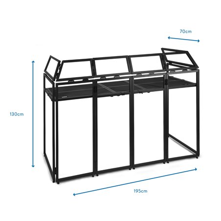 DB5 PRO CABINA DJ ALUMINIO ANCHO 2.0M