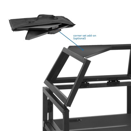 DB5 PRO CABINA DJ ALUMINIO ANCHO 2.0M