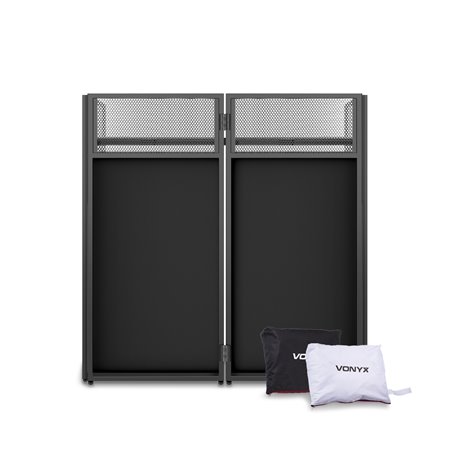 DB4 PRO SISTEMA DE CABINA DJ PLEGABLE DE 4 CUERPOS