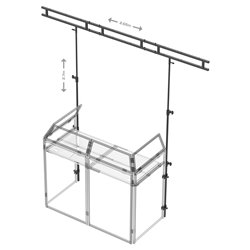 DB3L PUENTE DE LUCES PARA MESA DJ DB3