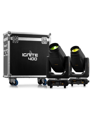 IGNITE400 LED BSW CABEZA MÓVIL CON CMY 2PCS EN FLIGHTCASE