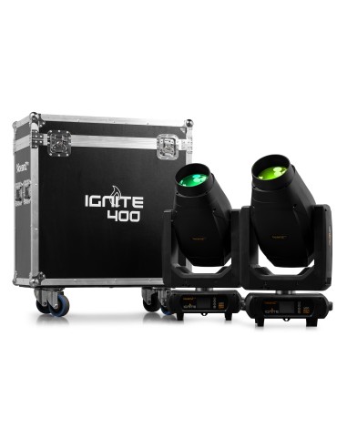 IGNITE400 LED BSW CABEZA MÓVIL CON CMY 2PCS EN FLIGHTCASE