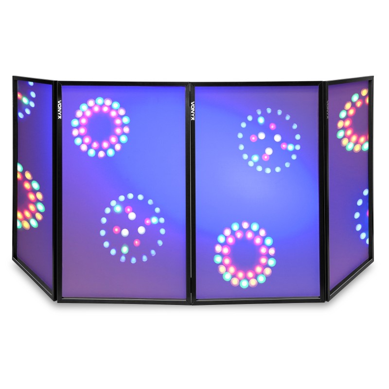 DB2 PANTALLA DJ PLEGABLE 120 X 70 BLANCO (4 PANELES)