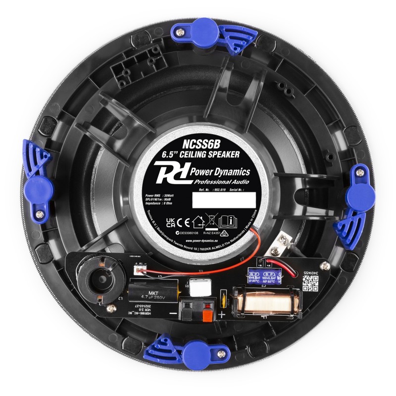 NCSS6B ALTAVOZ DE TECHO DE BAJO PERFIL 2 VÍAS 6.5" NEGRO