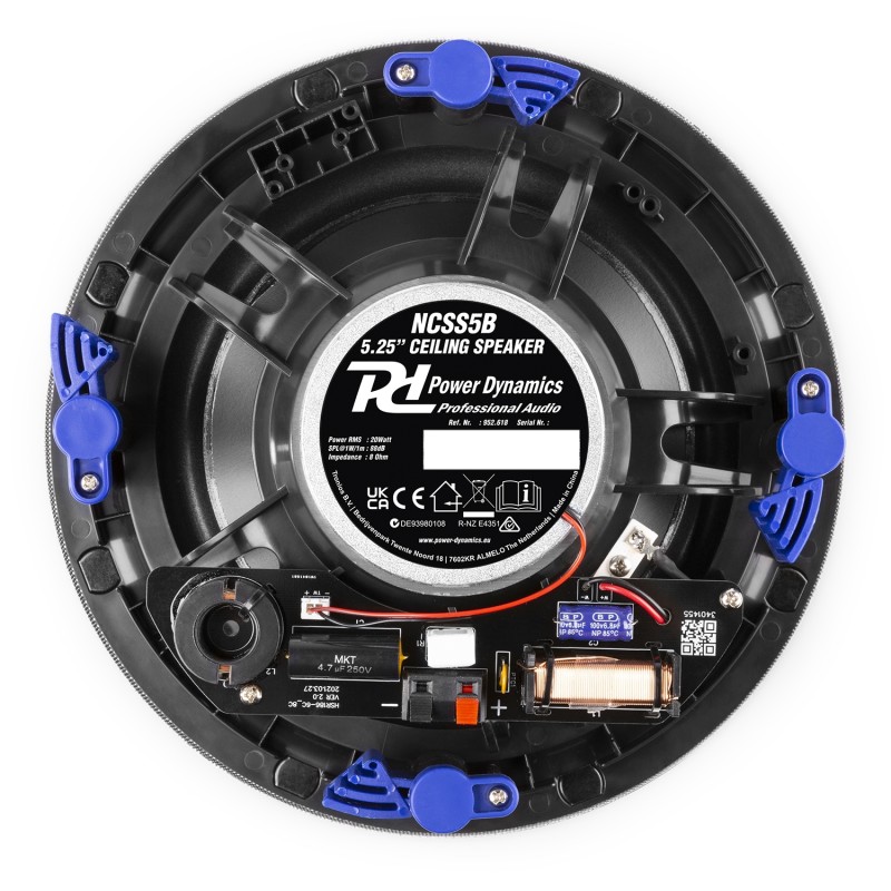 NCSS5B ALTAVOZ DE TECHO DE BAJO PERFIL 2 VÍAS 5.25" NEGRO