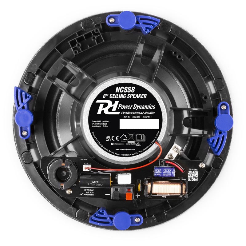 NCSS8 ALTAVOZ DE TECHO DE BAJO PERFIL 2 VÍAS 8" BLANCO