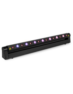 BARRA MÓVIL HYADEN CON 7 LED Y 8 RAYOS LÁSER