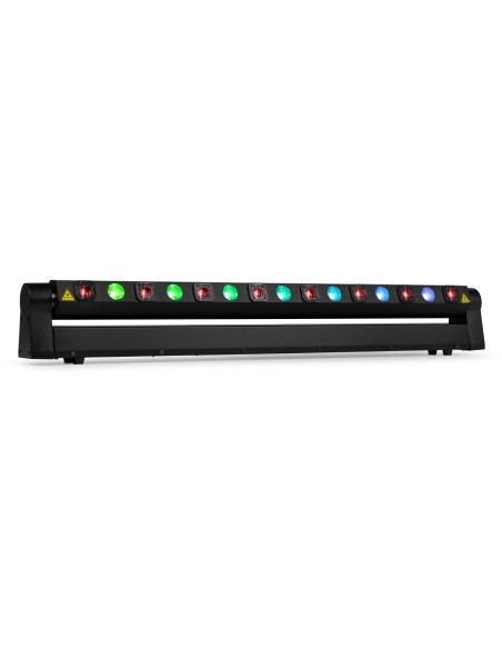 BARRA MÓVIL HYADEN CON 7 LED Y 8 RAYOS LÁSER