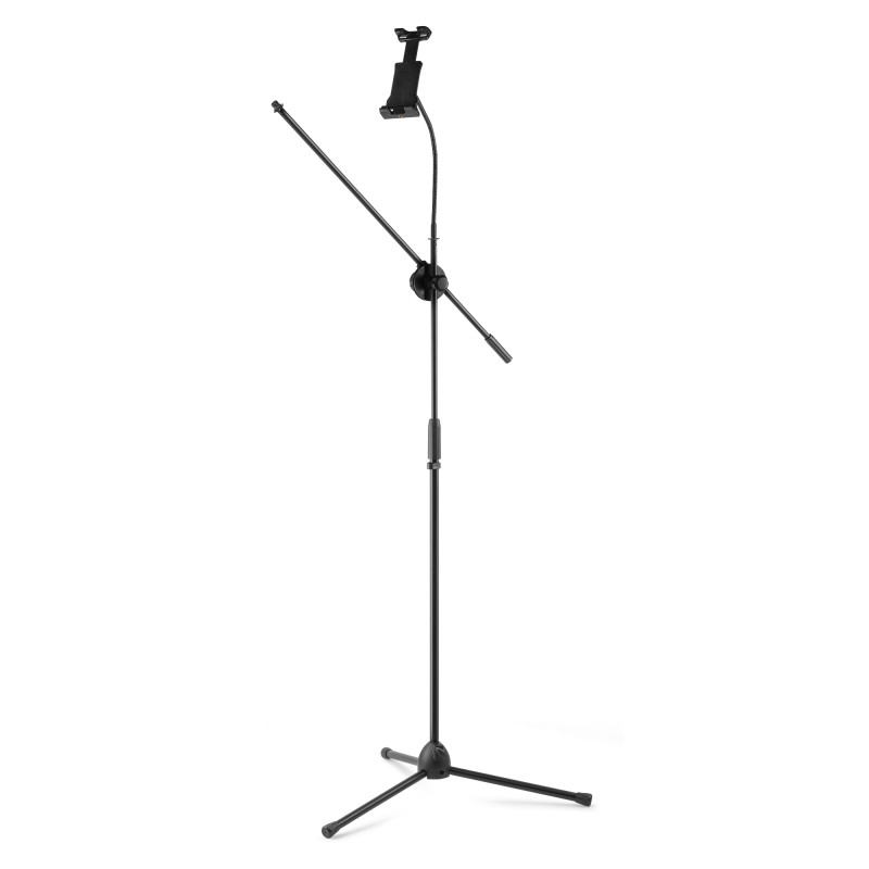 MS10TH SOPORTE DE MICRÓFONO PLEGABLE CON BRAZO Y SOPORTE PARA TABLETA