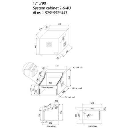 PD-F RACK TRANSPORTE DJ 4U - 6U - 2U 19"
