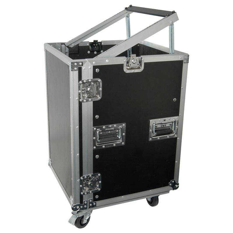 PD-F16U8 CAJA RACK 19' CON RUEDAS 16U