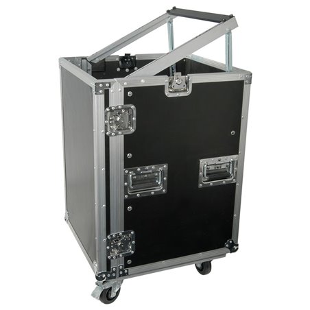 PD-F16U8 CAJA RACK 19' CON RUEDAS 16U